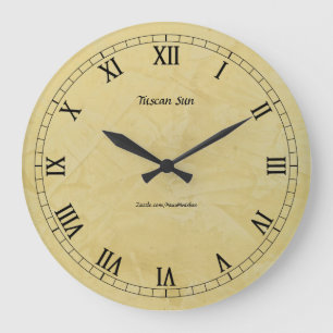 Grande Horloge Ronde Finition toscane 2,0 de Faux de Sun