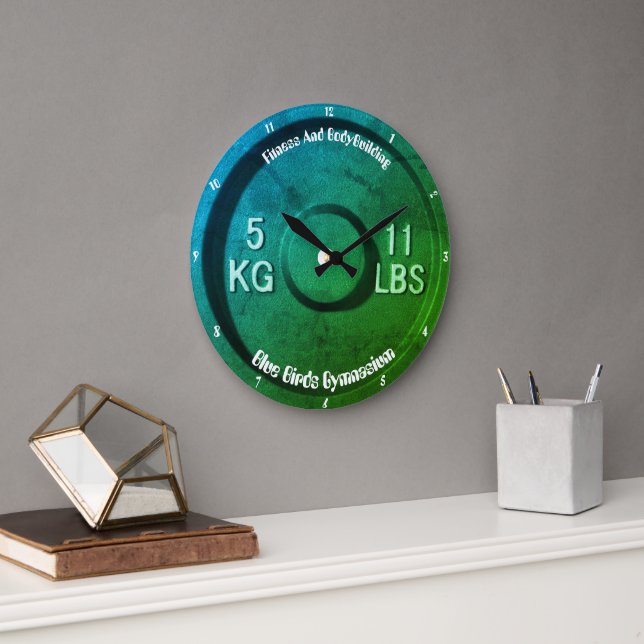 Grande Horloge Ronde Fitness and bodybuilding Lycée Clock 2 (Bureau)