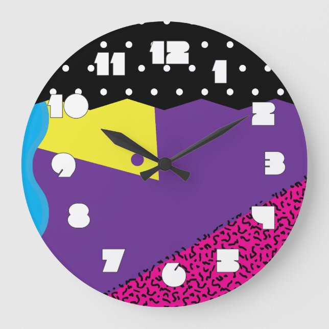 Grande Horloge Ronde Flashback to the 80 s (Recto)