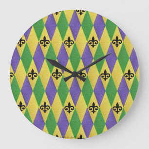 Grande Horloge Ronde Fleur de lis