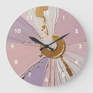 Grande Horloge Ronde Fleur éthérique