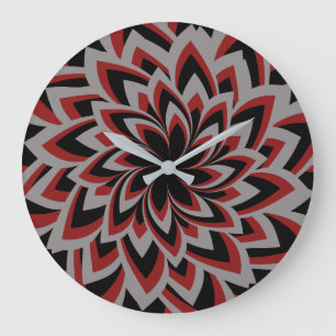GRANDE HORLOGE RONDE FLEUR TOURBILLON COMPLET 