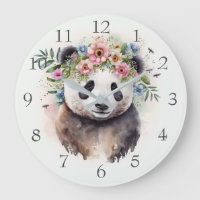 Fleurs de Panda Aquarelle                        