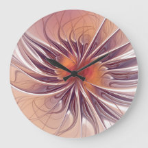 Fleurs imaginaires fractales douces et tendres