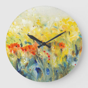 Grande Horloge Ronde Flore Sway II