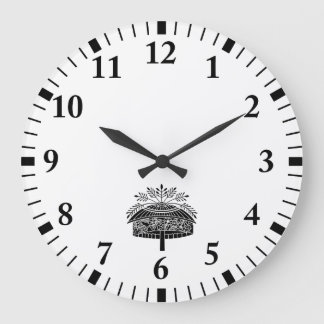 Grande Horloge Ronde Flower hat