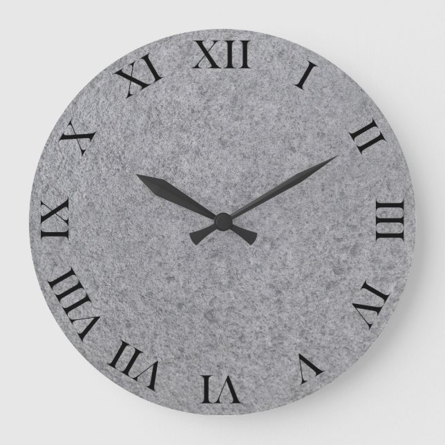 Grande Horloge Ronde Fond du schiste (Recto)