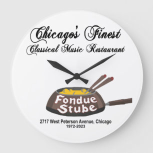 Grande Horloge Ronde Fondue Stube, Chicago, Illinois (1972-2023)