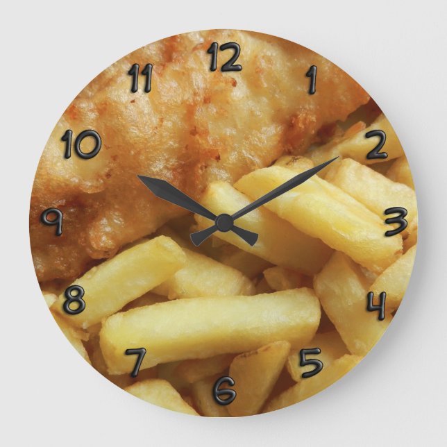 Grande Horloge Ronde Food Kitchen Wall (Recto)