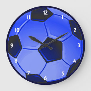 Grande Horloge Ronde Football américain de soccer ou d'association