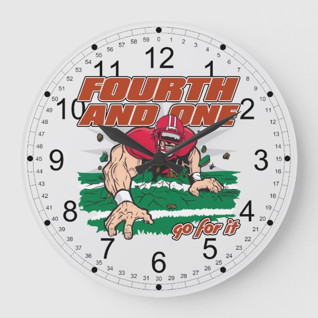Grande Horloge Ronde Football quatrième et un (Recto)