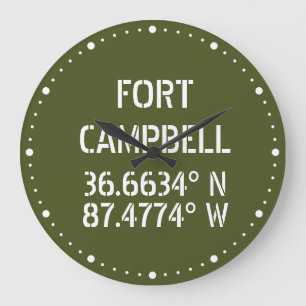 Grande Horloge Ronde Fort Campbell Latitude Longitude