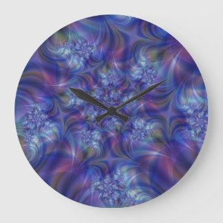 Grande Horloge Ronde Fractal Essence Wall Clock