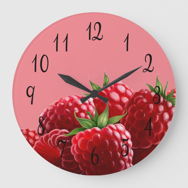 Grande Horloge Ronde Framboise (Recto)