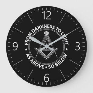 Grande Horloge Ronde Freemasonry symbol