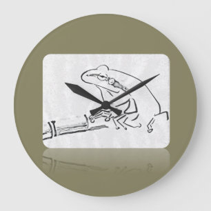 Grande Horloge Ronde Frog Clock