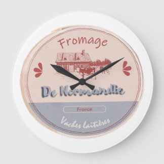 Grande Horloge Ronde Fromage de normandie