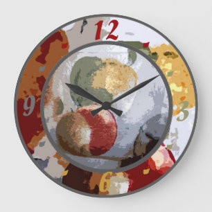 Grande Horloge Ronde Fruit audacieux