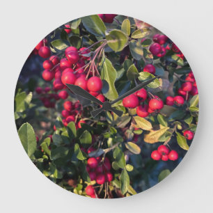 Grande Horloge Ronde Fruit d'automne