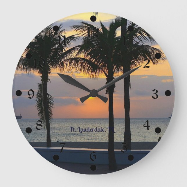 Grande Horloge Ronde Ft Lauderdale (Recto)