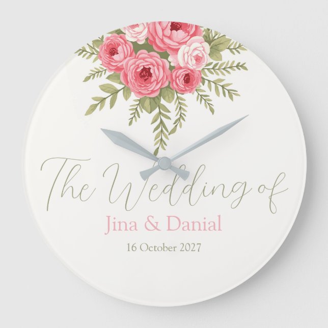 Grande Horloge Ronde Fuchsia Dream (Recto)