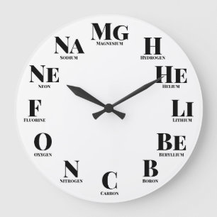 Grande Horloge Ronde Fun Nerdy