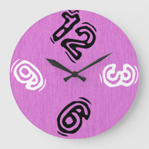 Grande Horloge Ronde Funny Number