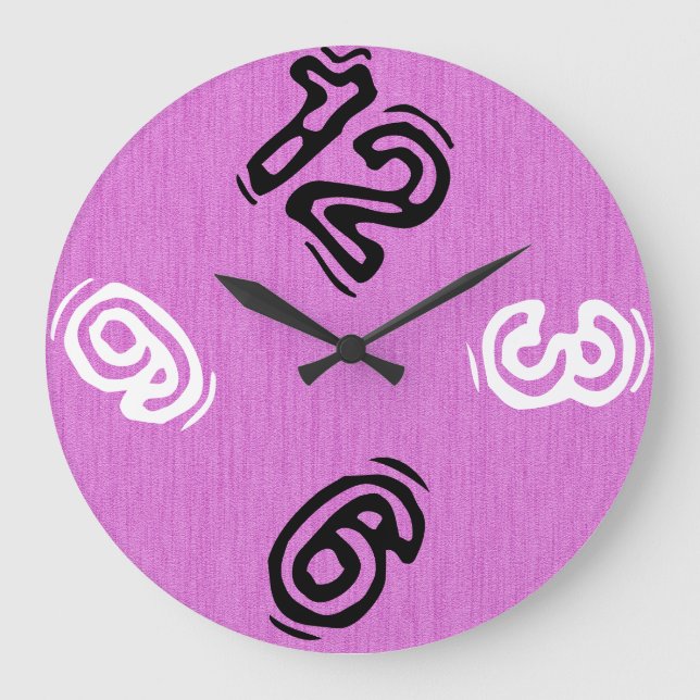 Grande Horloge Ronde Funny Number (Recto)