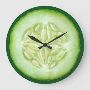 Grande Horloge Ronde Funny Pickle Kitchen Wall Clocks