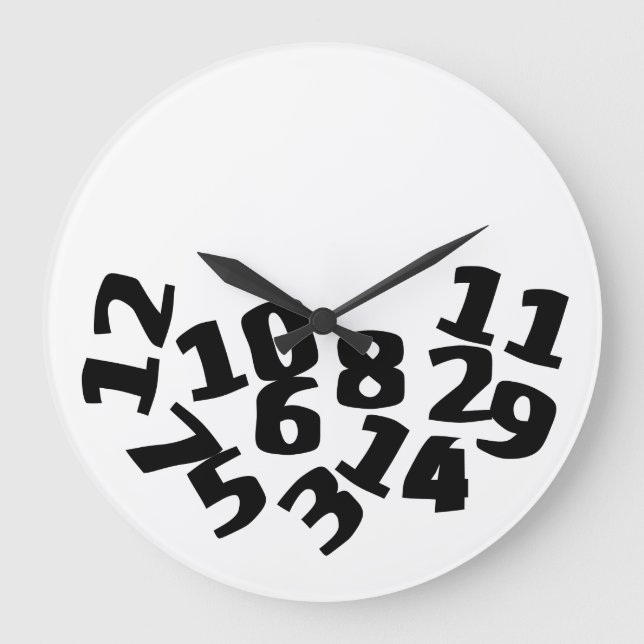 Grande Horloge Ronde Funny Piège (Recto)