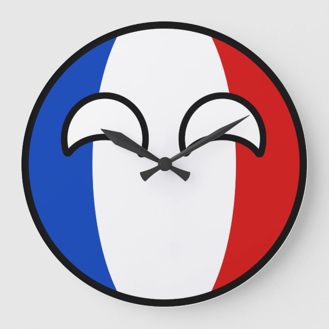 Grande Horloge Ronde Funny Trending Geeky (Recto)