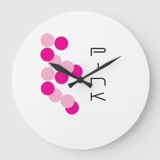 Grande Horloge Ronde Fusion rose harmonieuse