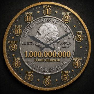 Grande Horloge Ronde Future Billionaire Mindset Millionaire