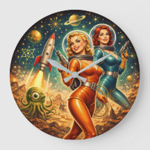 Galactic Guardians Retro Space Girls
