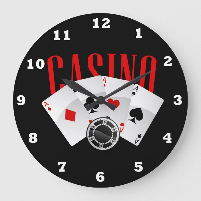 Grande Horloge Ronde Gameroom decor clock (Recto)
