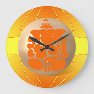 Grande Horloge Ronde Ganesh clock