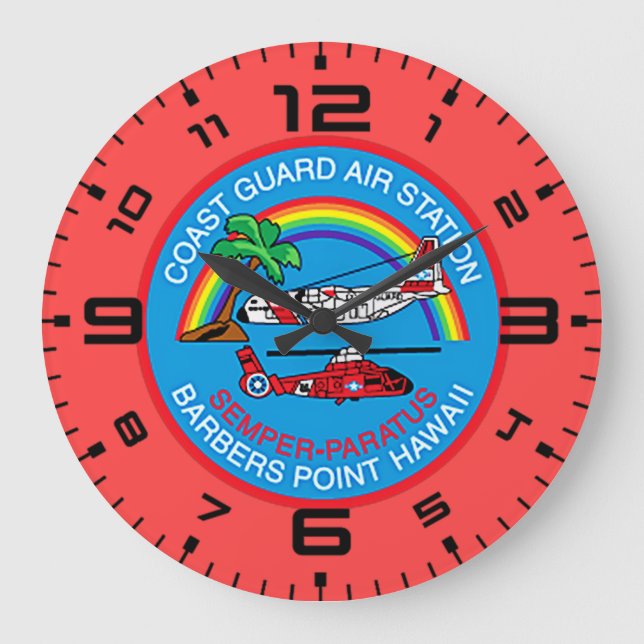 Grande Horloge Ronde Garde côtière Air Station Barbers Point Hawaii (Recto)