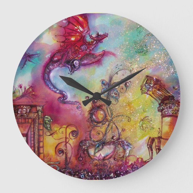 GRANDE HORLOGE RONDE GARDEN OF THE LOST SHADOWS / FLYING RED DRAGON (Recto)