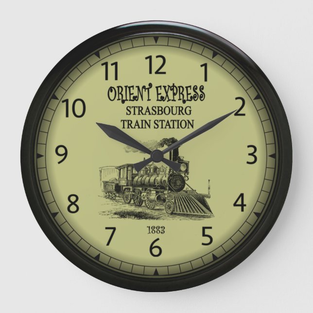 Grande Horloge Ronde Gare Orient Express Paris / Strasbourg  (Recto)