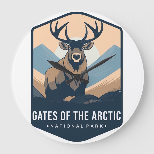 GRANDE HORLOGE RONDE GATES OF THE ARCTIC NATIONAL PARK CLOCK 2025 (Recto)