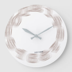 Grande Horloge Ronde Geek de Tourner--de-Control