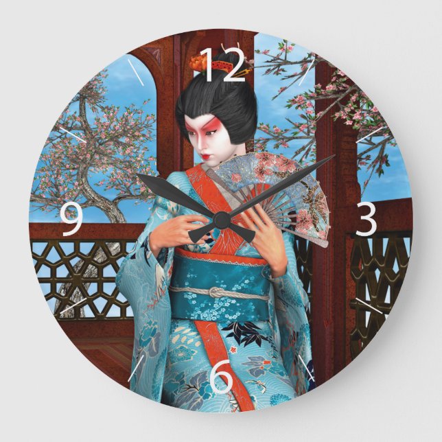 Grande Horloge Ronde Geisha (Recto)