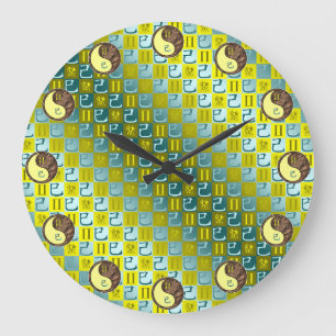 Grande Horloge Ronde Gémeaux & Serpent de Terre