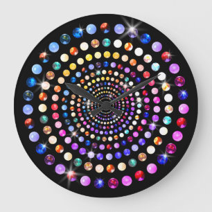 Grande Horloge Ronde Gems