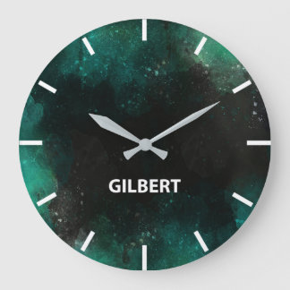 Grande Horloge Ronde Gilbert Time Zone Salle de presse Wall