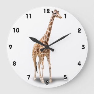 GRANDE HORLOGE RONDE GIRAFE