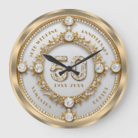 Glam Diamond & Gold Frame 50e anniversaire de Mari