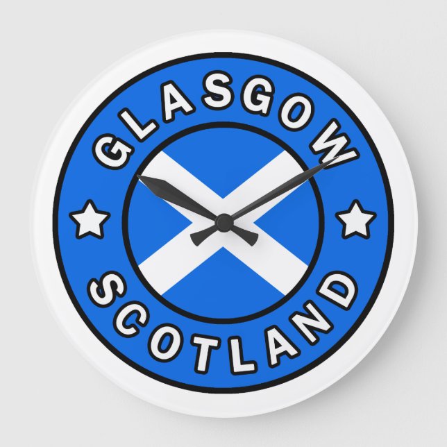 Grande Horloge Ronde Glasgow Écosse (Recto)