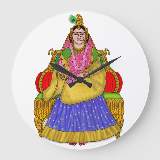 Grande Horloge Ronde Goddess Radha Clock (Recto)