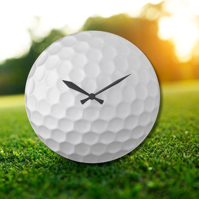 Grande Horloge Ronde Golf Ball Texture (Créateur téléchargé)
